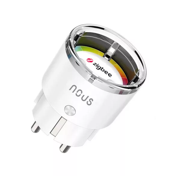 Nous A1Z Zigbee okoskonnektor, fogyasztásméréssel (10A/2400W)