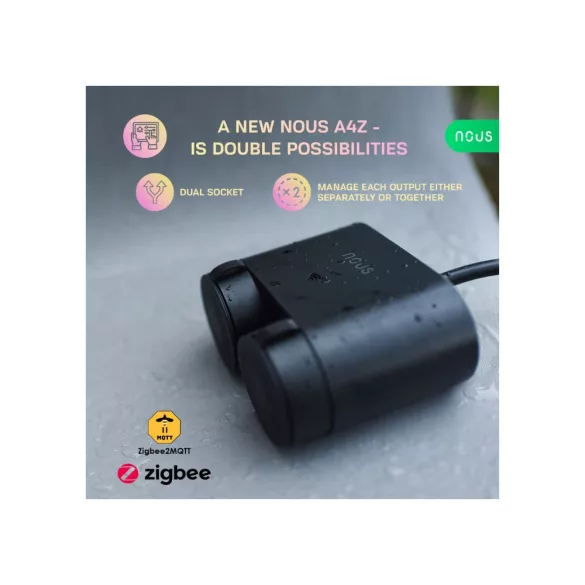 Nous A4Z – kültéri konnektor elosztó, Zigbee