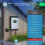 Nous A6T – kültéri okoskonnektor, Wi-Fi, Tasmota