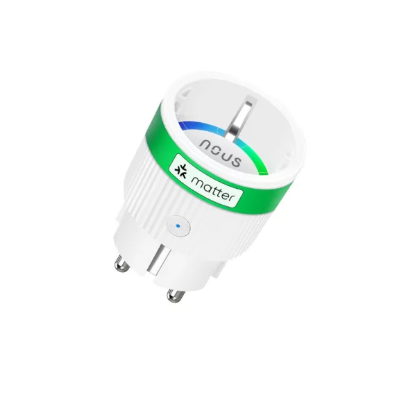 Nous A8M – okoskonnektor fogyasztásmérővel, Wi-Fi, Tuya, Matter
