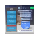 Nous B3T – 2 áramkörös redőny/függönyvezérlő, Wi-Fi, Tasmota, Matter