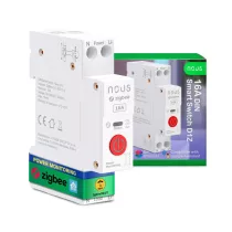   Nous D1Z – DIN relémodul fogyasztásmérővel, Tuya Zigbee