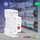 Nous D1Z – DIN relémodul fogyasztásmérővel, Tuya Zigbee
