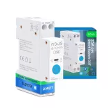 Nous D3T – DIN relémodul fogyasztásmérővel, Wi-Fi, Tasmota, Matter