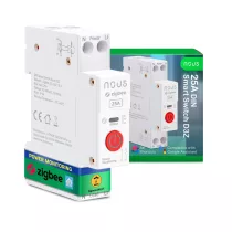   Nous D3Z – DIN relémodul fogyasztásmérővel, Tuya Zigbee