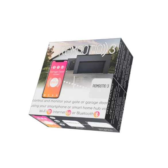 Remootio 3 – professzionális kertkapu / garázskapu nyitó, Wi-Fi, Bluetooth