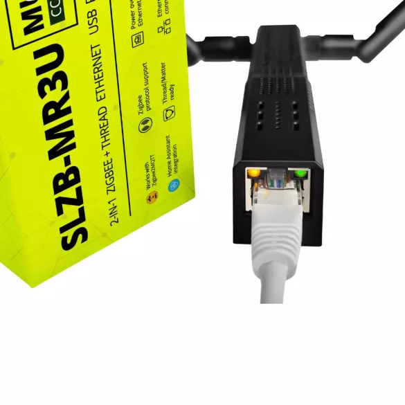 SMLIGHT SLZB-MR3U – Zigbee, Thread, Ethernet, PoE LAN, USB WiFi adapter (CC2674P10 + EFR32MG24) 