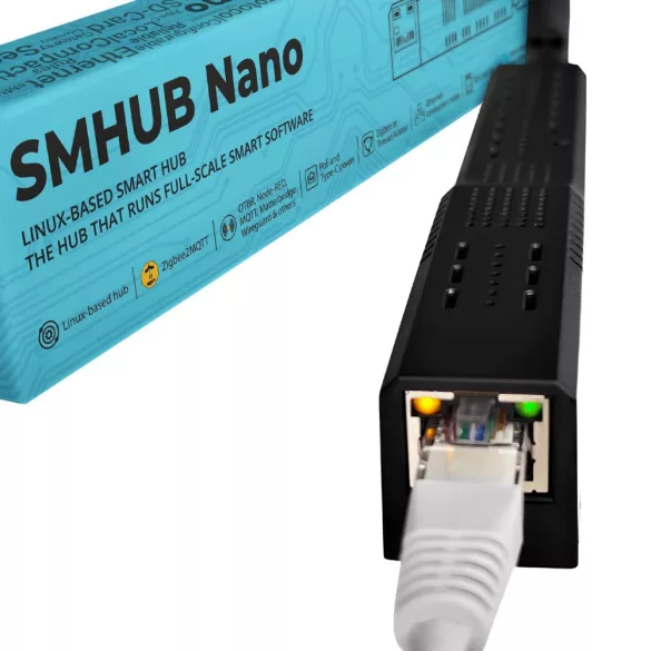SMLIGHT SMHUB Nano MG24 –  Zigbee, Ethernet, PoE, USB, Wi-Fi adapter (EFR32MG24)