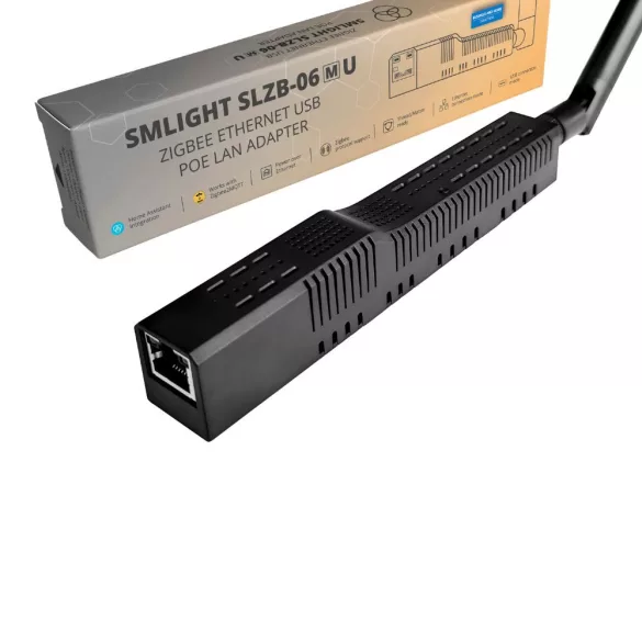 SMLIGHT SLZB-06MU – Zigbee, Ethernet, PoE, USB, Thread, Wi-Fi adapter (EFR32MG21)