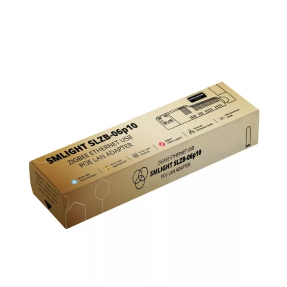 SMLIGHT SLZB-06p10 – Zigbee, Ethernet, PoE, USB, Wi-Fi adapter (CC2674P10)