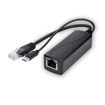   SMLIGHT PoE splitter 100Mb –  PoE táp elosztó, Ethernet + USB-C/DC