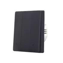   SmartWise B63 UNI Zigbee 3.0 + RF, 3 áramkörös, gombos villanykapcsoló, fekete