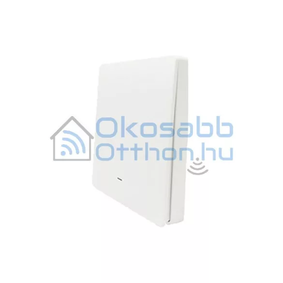 SmartWise BRFW1 1 gombos vezeték nélküli, RF fali kapcsoló, fehér