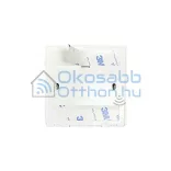 SmartWise BRFW1 1 gombos vezeték nélküli, RF fali kapcsoló, fehér