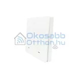 SmartWise BRFW2 2 gombos vezeték nélküli, RF fali kapcsoló, fehér