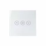 SmartWise érintős redőnykapcsoló, Wi-Fi, fehér