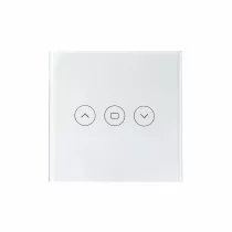 SmartWise érintős redőnykapcsoló, Wi-Fi, fehér