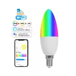 SmartWise RGBW okosizzó, E14, Wi-Fi, eWeLink-Remote