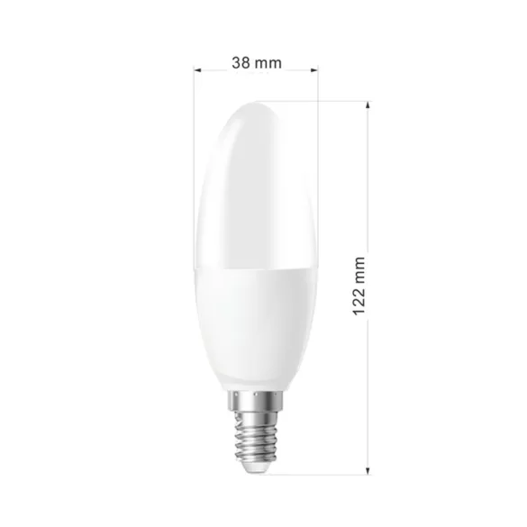 SmartWise RGBW okosizzó, E14, Wi-Fi, eWeLink-Remote