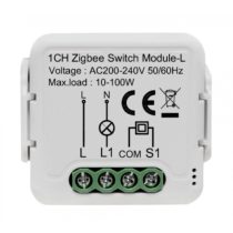 Zigbee 230V relé egy áramkörös, csak fázissal működő, kapcsolóbemenettel
