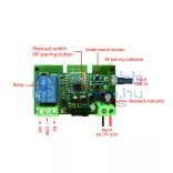 SmartWise 1 áramkörös eWeLink relé, 5V-32V AC/DC, Zigbee, RF