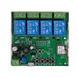 SmartWise 4 áramkörös eWeLink relé, 85V-250V AC, Wi-Fi, eWeLink-Remote