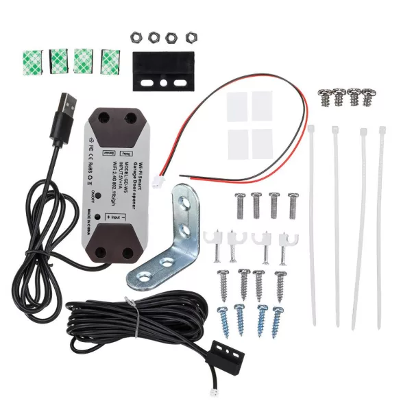 SmartWise garázskapu / kapunyitó okosvezérlés (R2) - állapot-szenzorral, Wi-Fi