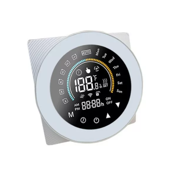 SmartWise COLOR 'A' – eWeLink termosztát, 5A NO/NC, Wi-Fi, fehér