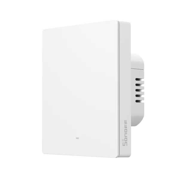 Sonoff SwitchMan M5 – 1 áramkörös, sorolható villanykapcsoló, Wi-Fi, Matter, fehér (M5-1C-80W)