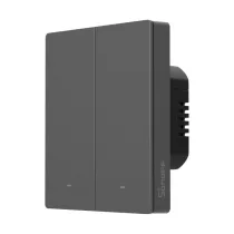   Sonoff SwitchMan M5 – 2 áramkörös, sorolható villanykapcsoló, Wi-Fi, Matter, (ÚJ) szürke (M5-2C-80M)