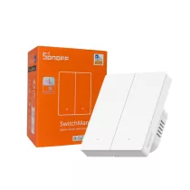   Sonoff SwitchMan M5 – 2 áramkörös, sorolható villanykapcsoló, Zigbee, fehér (ZBM5-2C-80W)