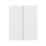 Sonoff SwitchMan M5 – 2 áramkörös, sorolható villanykapcsoló, Zigbee, fehér (ZBM5-2C-80W)