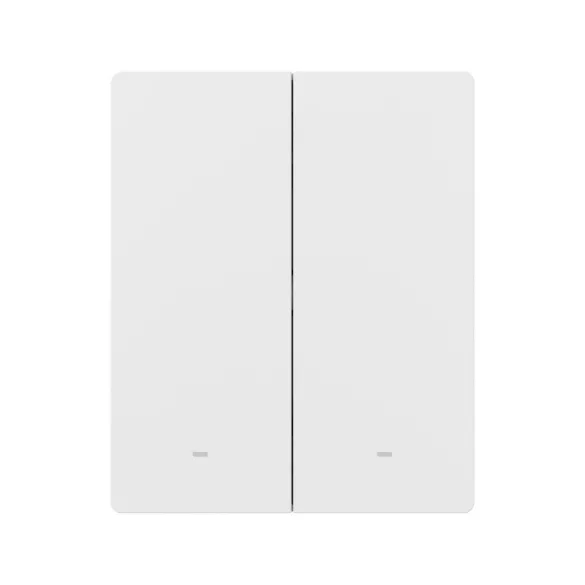 Sonoff SwitchMan M5 – 2 áramkörös, sorolható villanykapcsoló, Zigbee, fehér (ZBM5-2C-80W)