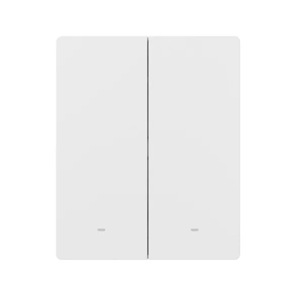 Sonoff SwitchMan M5 – 2 áramkörös, sorolható villanykapcsoló, Wi-Fi, Matter, fehér (M5-2C-80W)