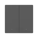 Sonoff SwitchMan M5 – 2 áramkörös villanykapcsoló, Wi-Fi, Matter, (ÚJ) szürke (M5-2C-86M)