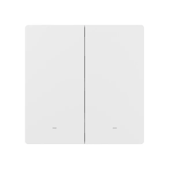 Sonoff SwitchMan M5 – 2 áramkörös villanykapcsoló, Zigbee, fehér (ZBM5-2C-86W)