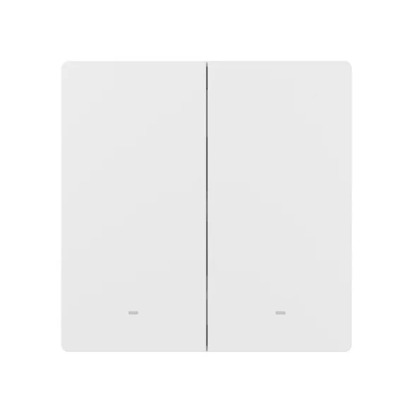 Sonoff SwitchMan M5 – 2 áramkörös villanykapcsoló, Wi-Fi, Matter, fehér (M5-2C-86W)