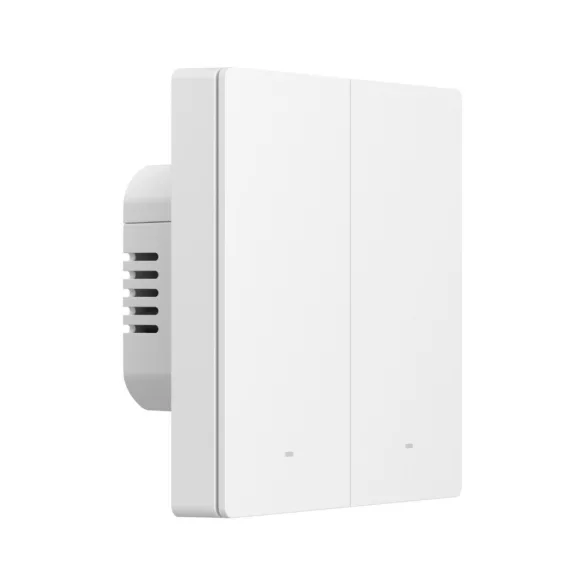 Sonoff SwitchMan M5 – 2 áramkörös villanykapcsoló, Wi-Fi, Matter, fehér (M5-2C-86W)