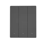 Sonoff SwitchMan M5 – 3 áramkörös, sorolható villanykapcsoló, Wi-Fi, Matter, (ÚJ) szürke (M5-3C-80M)