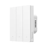 Sonoff SwitchMan M5 – 3 áramkörös, sorolható villanykapcsoló, Wi-Fi, Matter, fehér (M5-3C-80W)