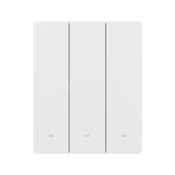 Sonoff SwitchMan M5 – 3 áramkörös, sorolható villanykapcsoló, Wi-Fi, Matter, fehér (M5-3C-80W)