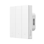 Sonoff SwitchMan M5 – 3 áramkörös villanykapcsoló, Zigbee, fehér (ZBM5-3C-86W)