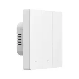 Sonoff SwitchMan M5 – 3 áramkörös villanykapcsoló, Wi-Fi, Matter, fehér (M5-3C-86W)