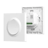 SONOFF Orb-MW2   2-Gang Matter Over WiFi Smart Wall Switch  – két áramkörös mini relémodul + kapcsoló, Wi-Fi, Matter, fehér (MINI-2GS-E)