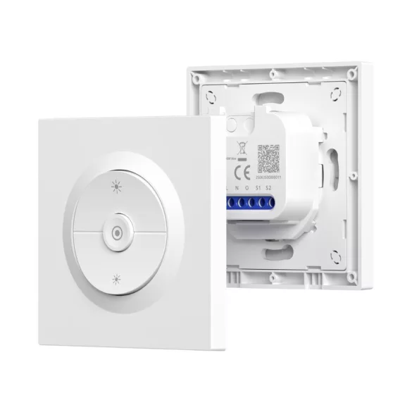 SONOFF Orb-DIM Matter Over Wi-Fi Dimmer Wall Switch – fogyasztásmérős fényerőszabályzó modul + kapcsoló, Matter, Wi-Fi, fehér (MINI-DIM-E)