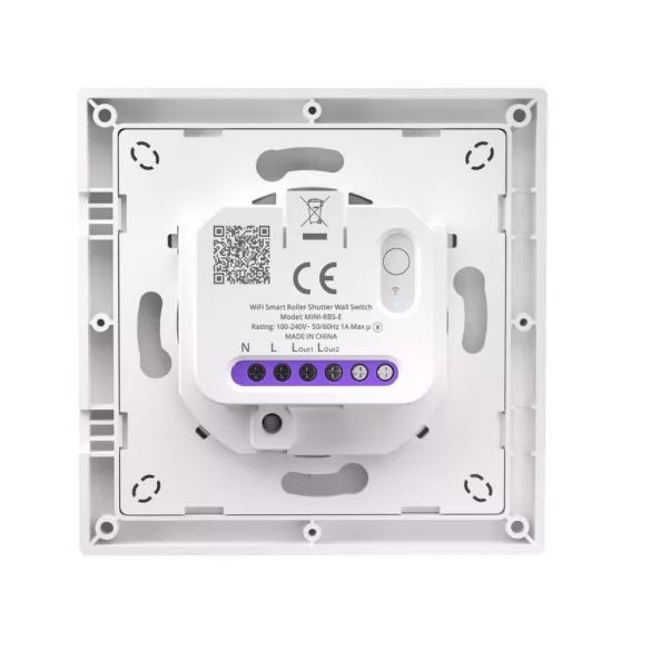 SONOFF Fusion Orb-RBS – Matter-over-Wi-Fi okos redőnyvezérlő fali kapcsoló, fehér (MINI-RBS-E)