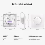 SONOFF Fusion Orb-RBS – Matter-over-Wi-Fi okos redőnyvezérlő fali kapcsoló, fehér (MINI-RBS-E)