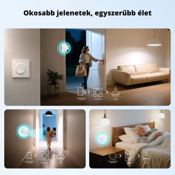 SONOFF Fusion Orb-MW1 – Matter-over-Wi-Fi okos fali kapcsoló, fehér (MINIR4M-E)