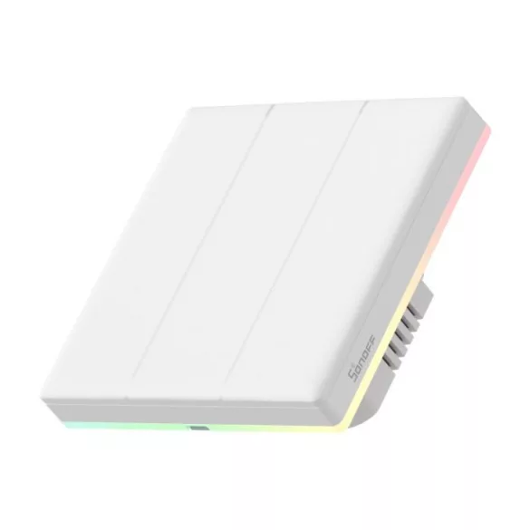 Sonoff TX Ultimate T5-1C – 1 gombos all-touch érintős villanykapcsoló, Wi-Fi, eWeLink-Remote, fehér