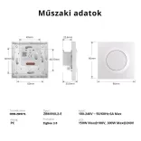 SONOFF Fusion Orb-ZBW1L –  Zigbee okos fali kapcsoló, nullavezeték nélkül (ZBMINIL2-E)
